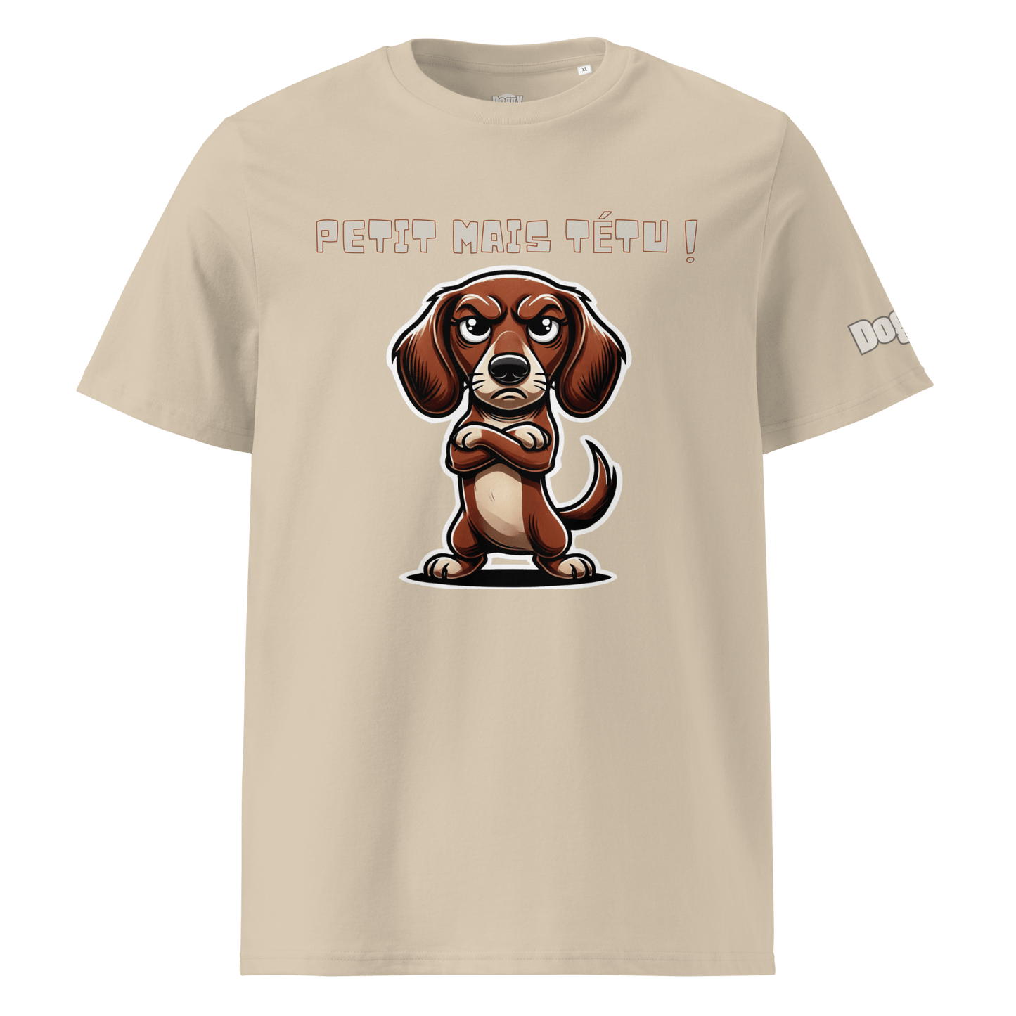 T-shirt unisexe en coton biologique - Collection Teckel - Doggy Trend