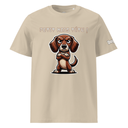 T-shirt unisexe en coton biologique - Collection Teckel - Doggy Trend