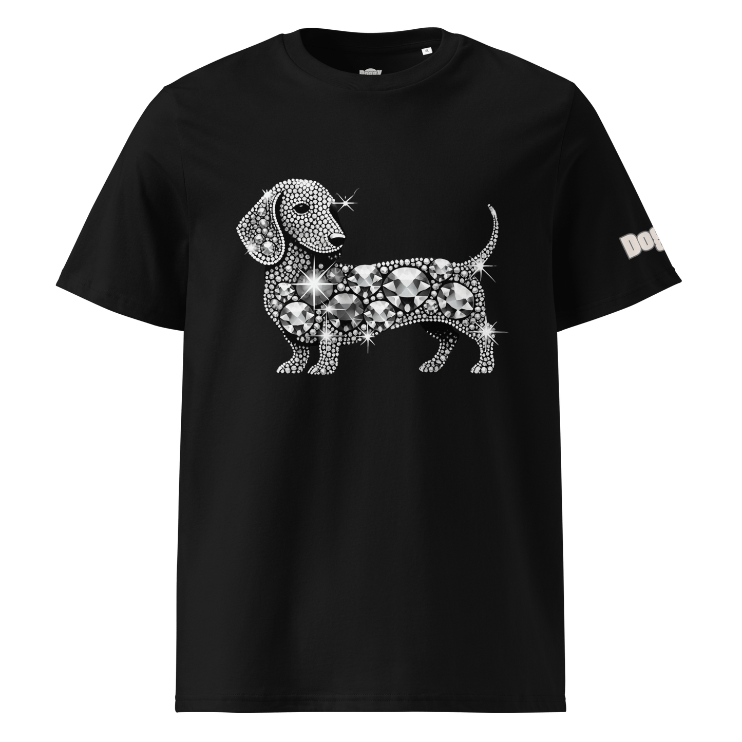 T-shirt unisexe en coton biologique - Collection Teckel - Doggy Trend