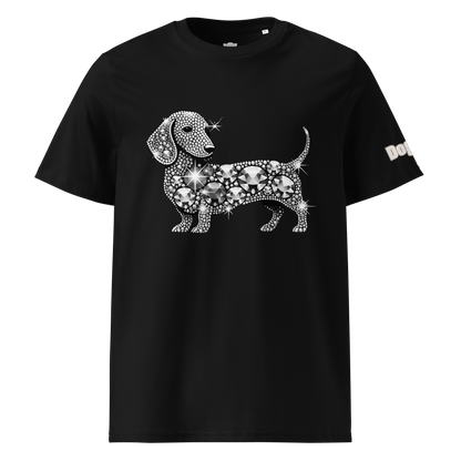 T-shirt unisexe en coton biologique - Collection Teckel - Doggy Trend