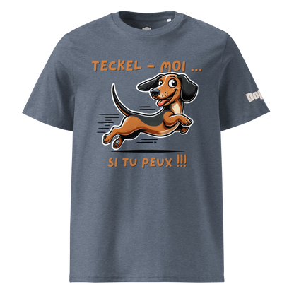 T-shirt unisexe en coton biologique - Collection Teckel - Doggy Trend