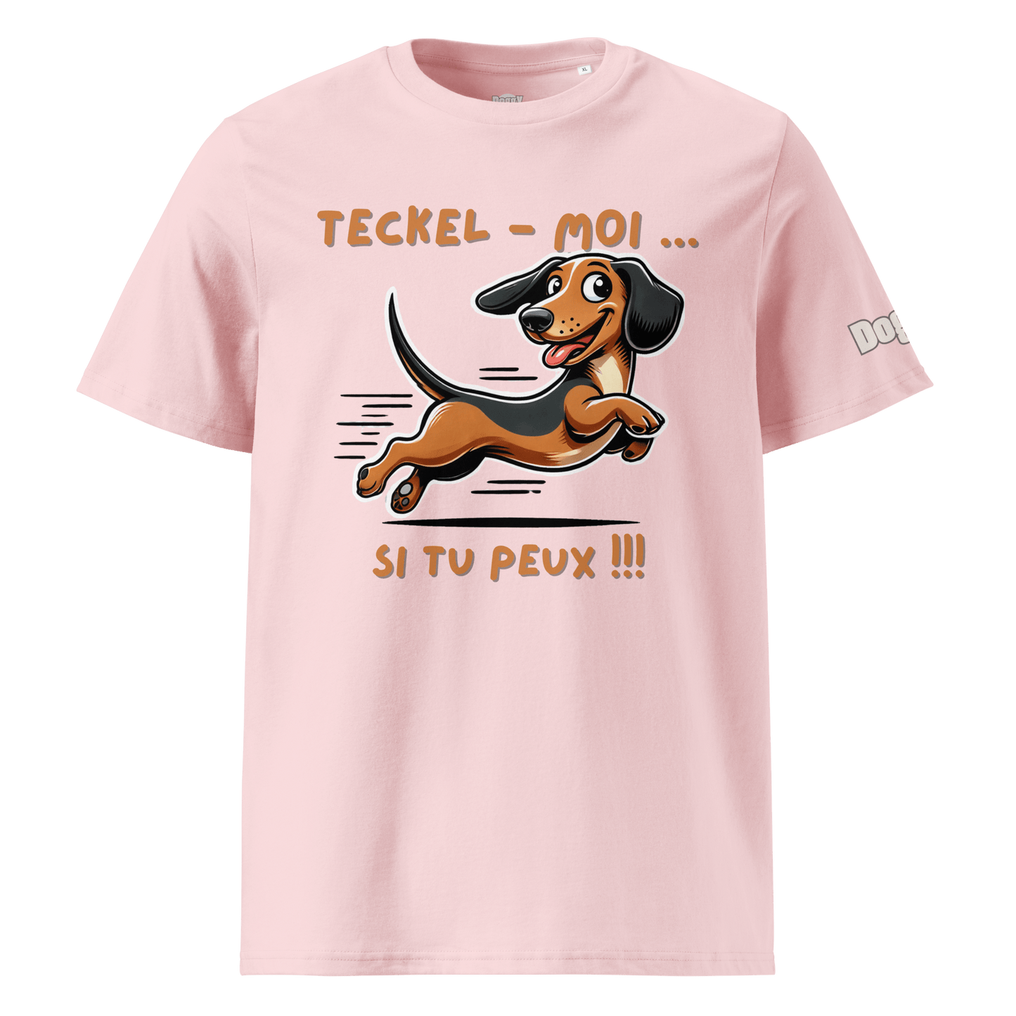 T-shirt unisexe en coton biologique - Collection Teckel - Doggy Trend