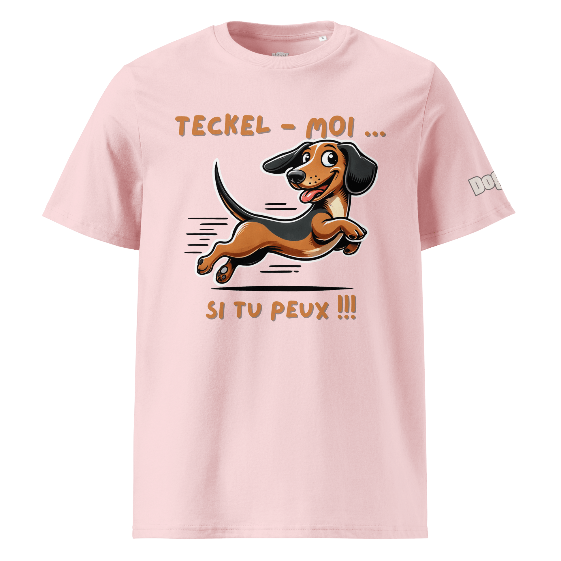 T-shirt unisexe en coton biologique - Collection Teckel - Doggy Trend