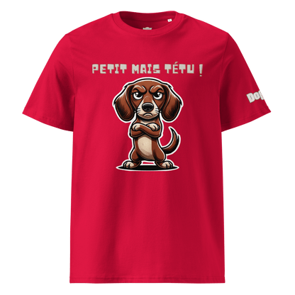 T-shirt unisexe en coton biologique - Collection Teckel - Doggy Trend