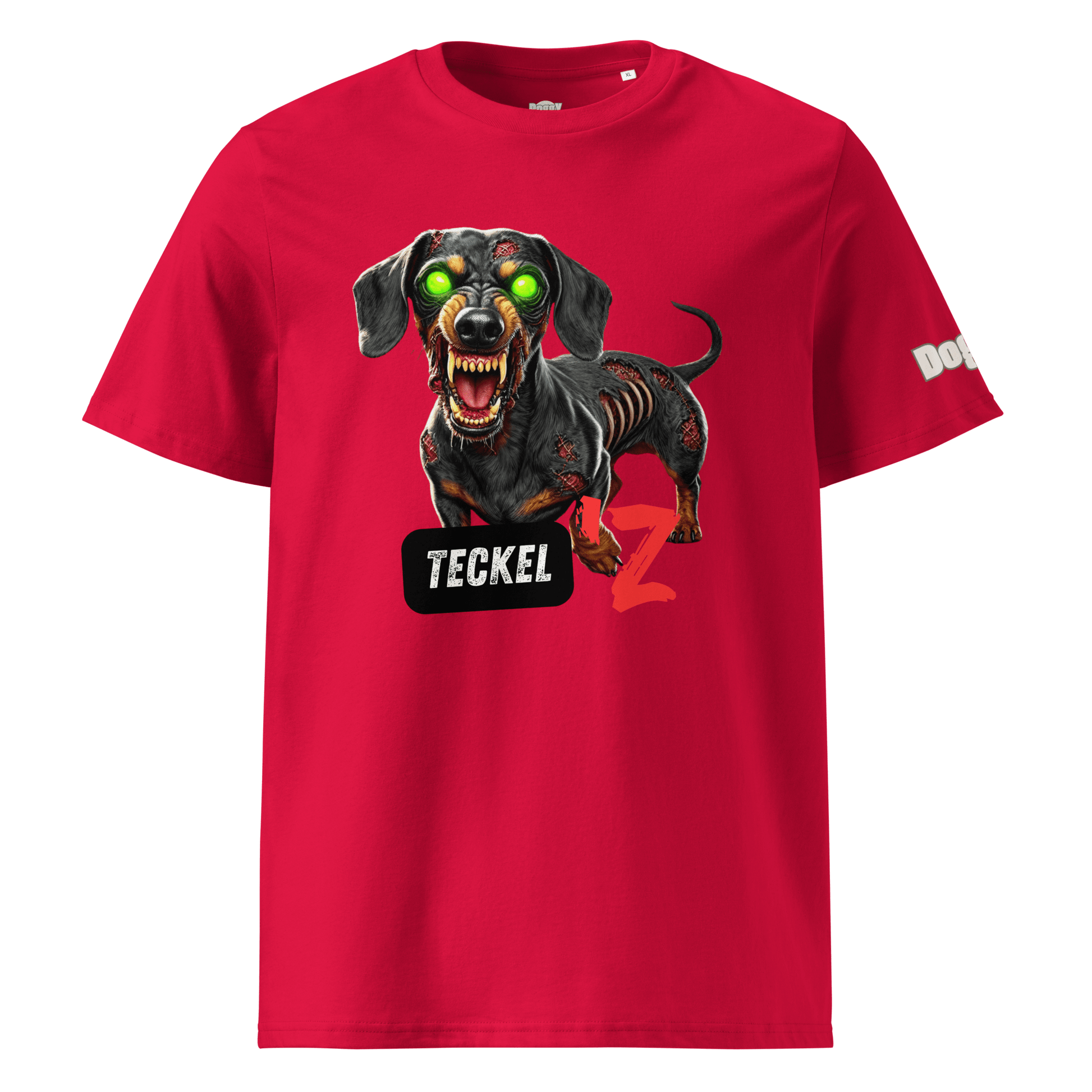 T-shirt unisexe en coton biologique - Collection Teckel - Doggy Trend