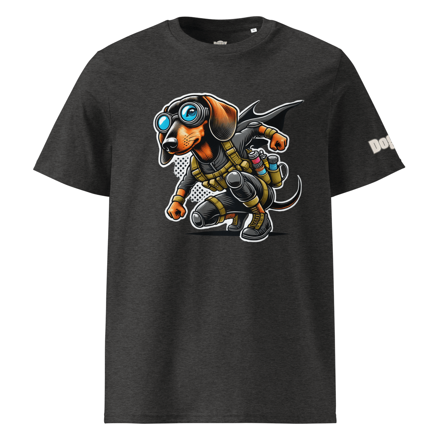 T-shirt unisexe en coton biologique - Collection Teckel - Doggy Trend