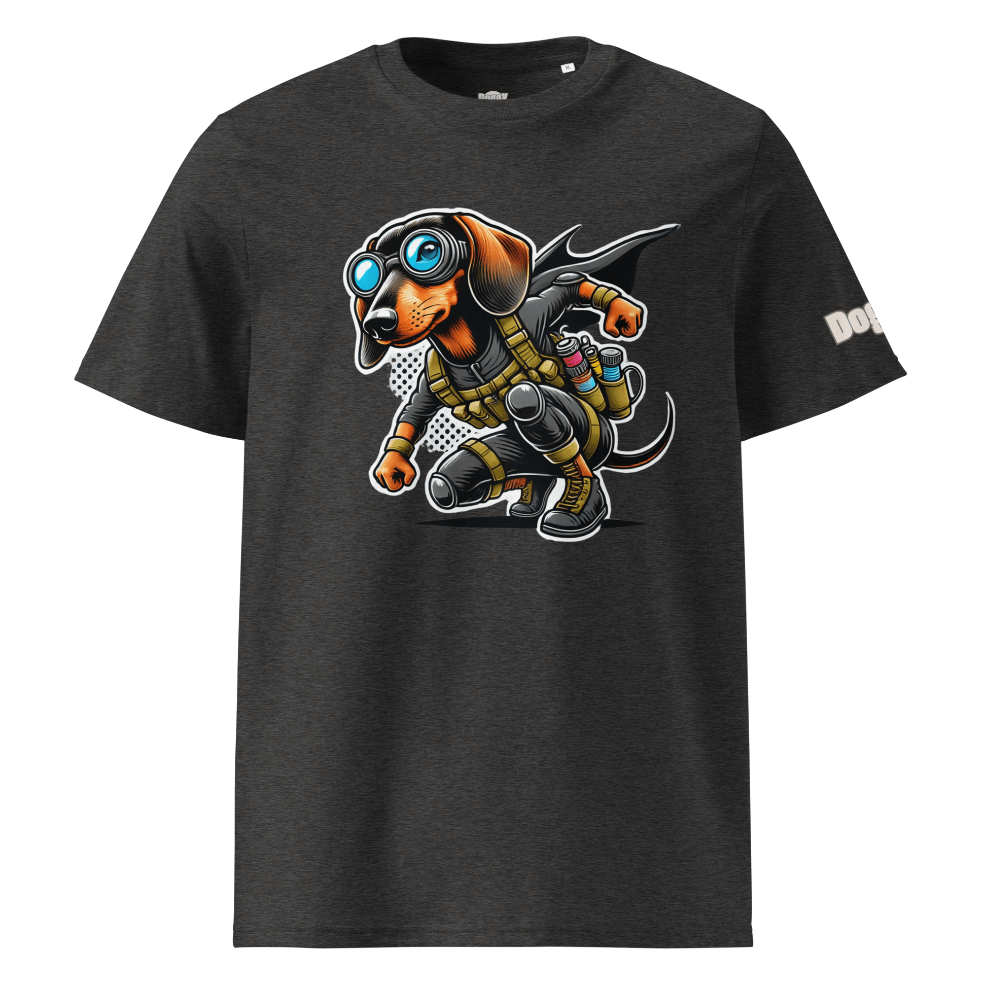 T-shirt unisexe en coton biologique - Collection Teckel - Doggy Trend