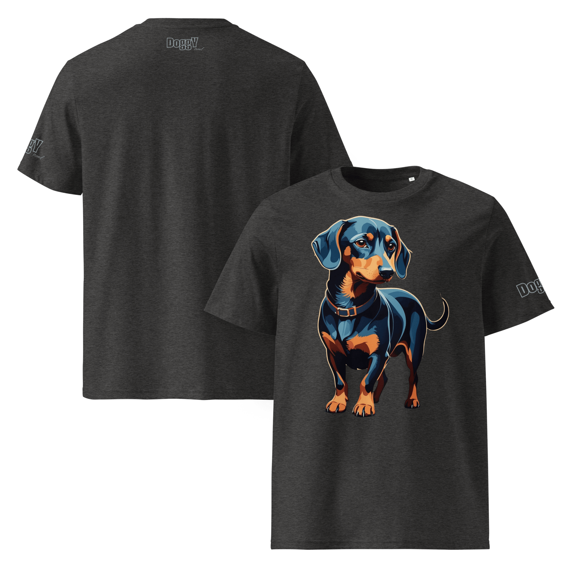 T-shirt unisexe en coton biologique - Collection Teckel - Doggy Trend