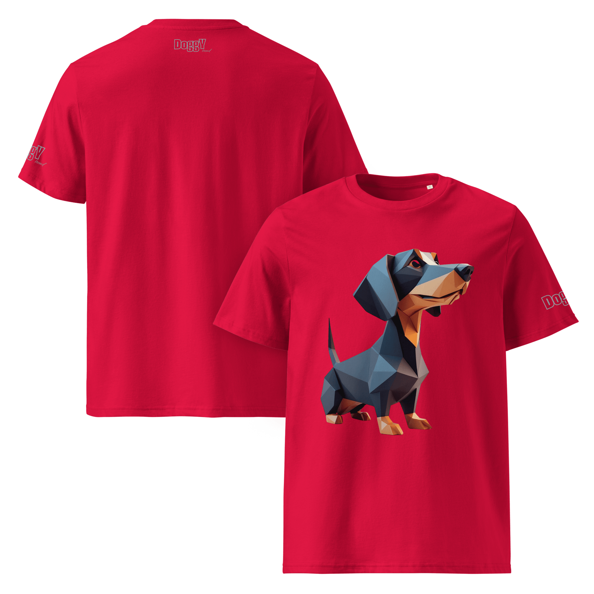 T-shirt unisexe en coton biologique - Collection Teckel - Doggy Trend