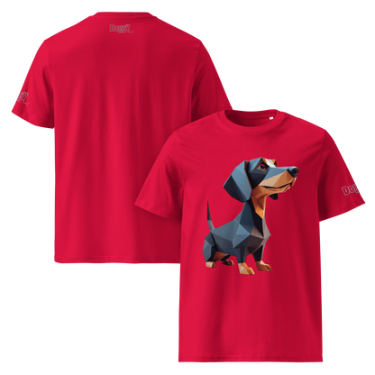 T-shirt unisexe en coton biologique - Collection Teckel - Doggy Trend