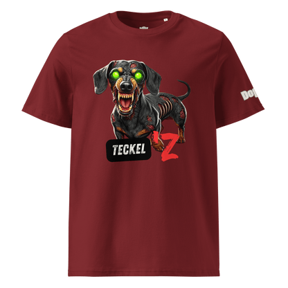 T-shirt unisexe en coton biologique - Collection Teckel - Doggy Trend