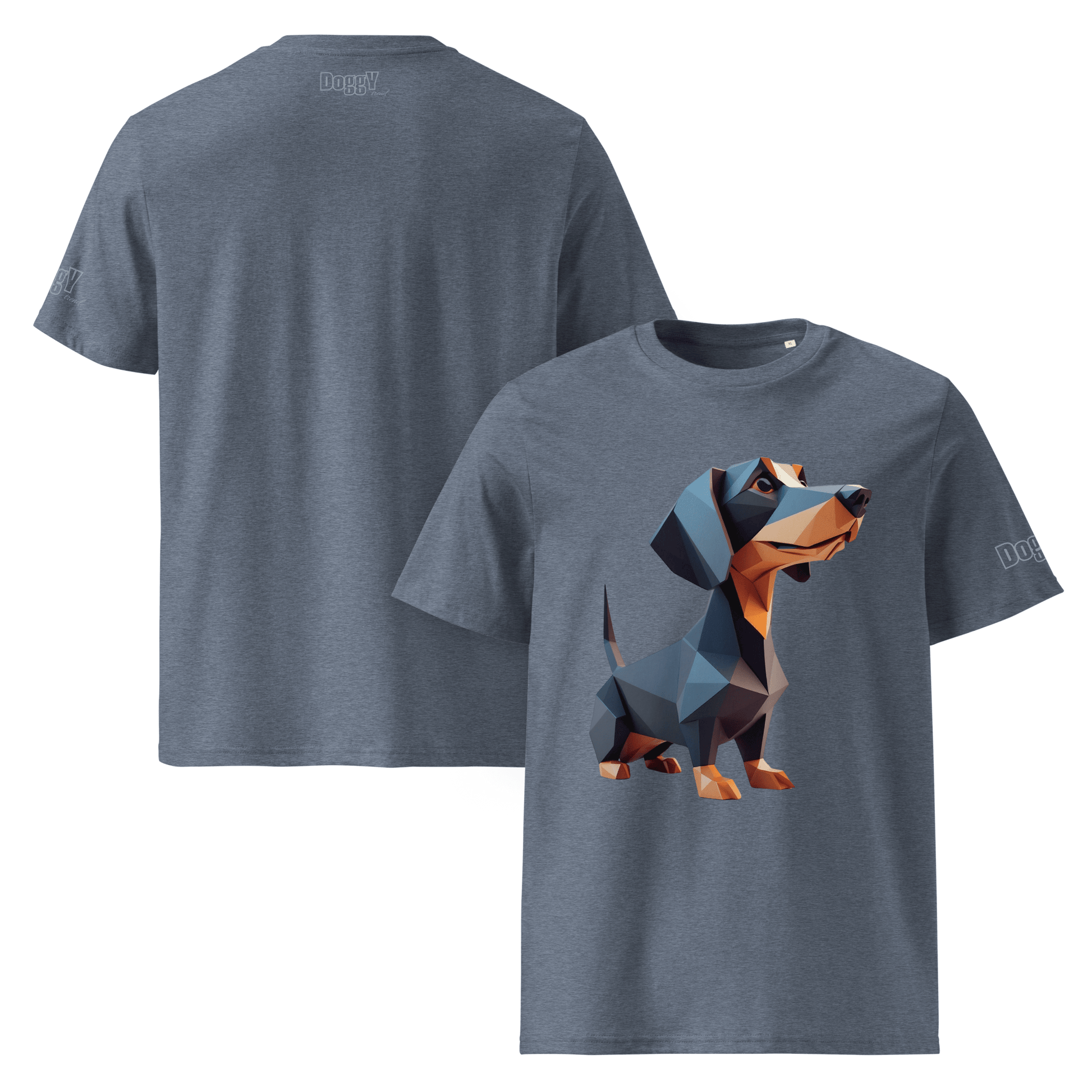 T-shirt unisexe en coton biologique - Collection Teckel - Doggy Trend