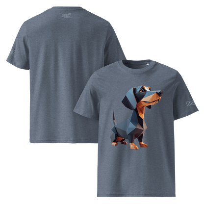 T-shirt unisexe en coton biologique - Collection Teckel - Doggy Trend