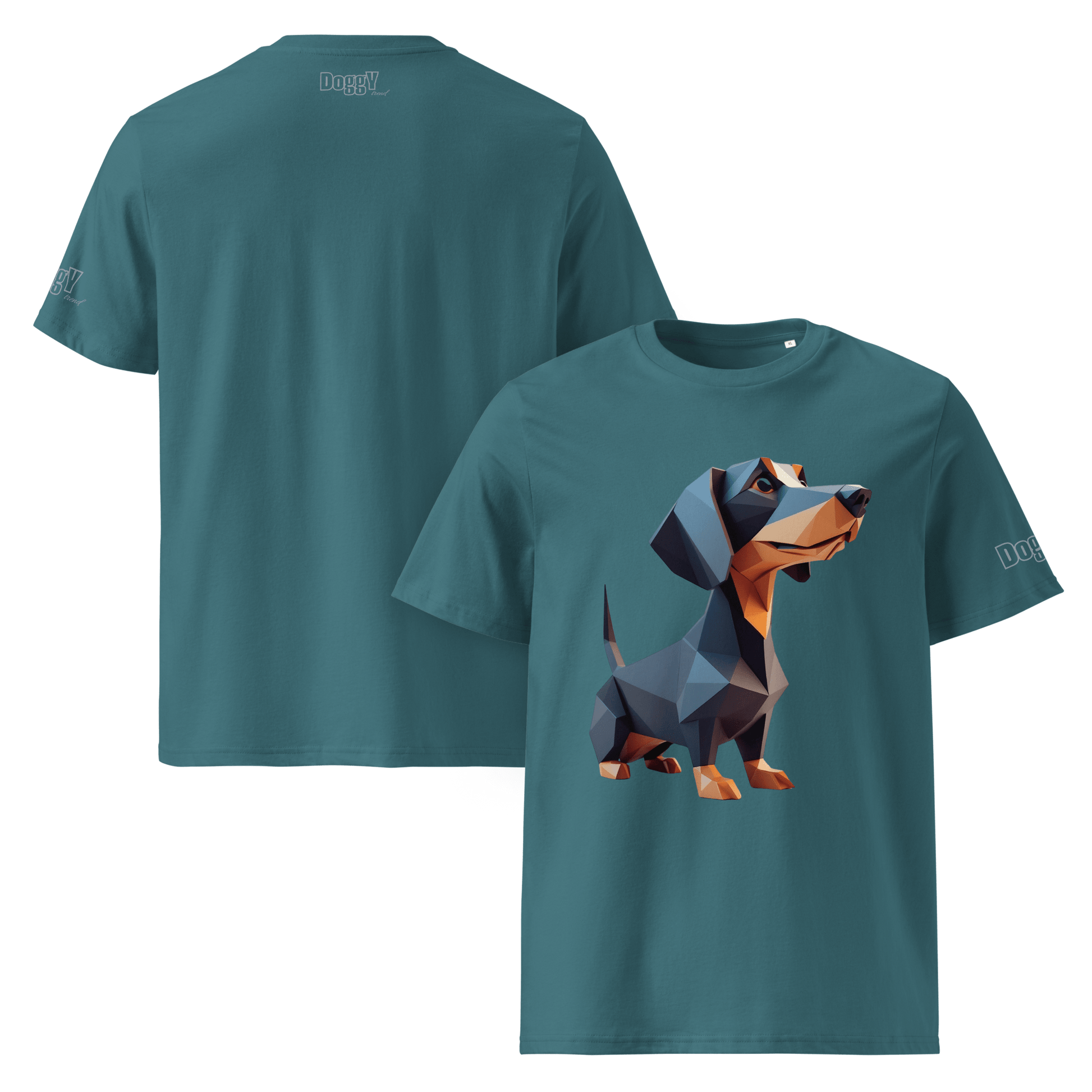 T-shirt unisexe en coton biologique - Collection Teckel - Doggy Trend