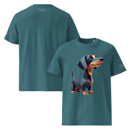 T-shirt unisexe en coton biologique - Collection Teckel - Doggy Trend