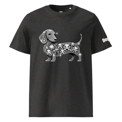T-shirt unisexe en coton biologique - Collection Teckel - Doggy Trend