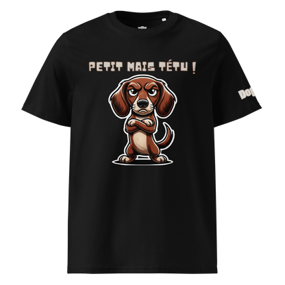 T-shirt unisexe en coton biologique - Collection Teckel - Doggy Trend