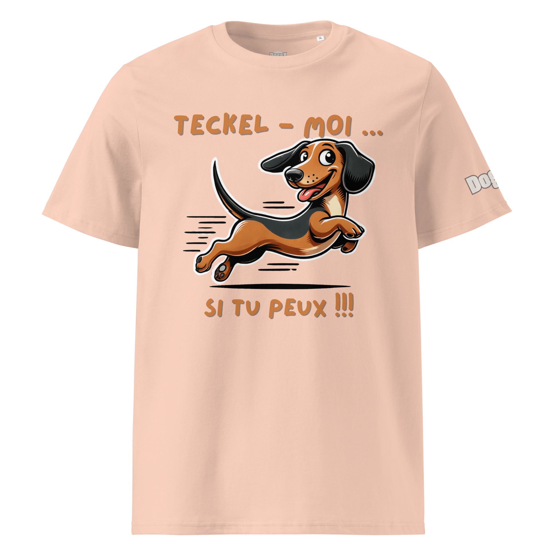T-shirt unisexe en coton biologique - Collection Teckel - Doggy Trend
