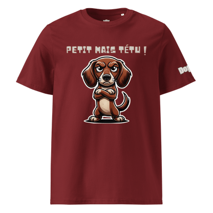 T-shirt unisexe en coton biologique - Collection Teckel - Doggy Trend