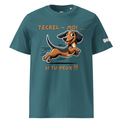 T-shirt unisexe en coton biologique - Collection Teckel - Doggy Trend