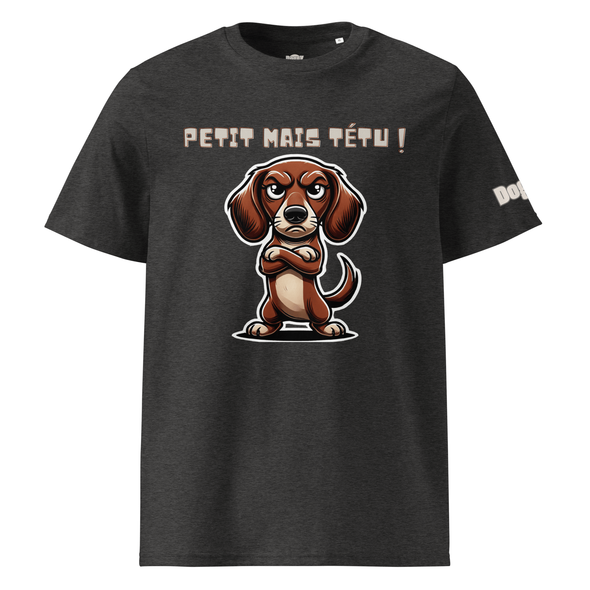 T-shirt unisexe en coton biologique - Collection Teckel - Doggy Trend
