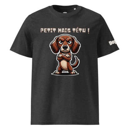 T-shirt unisexe en coton biologique - Collection Teckel - Doggy Trend