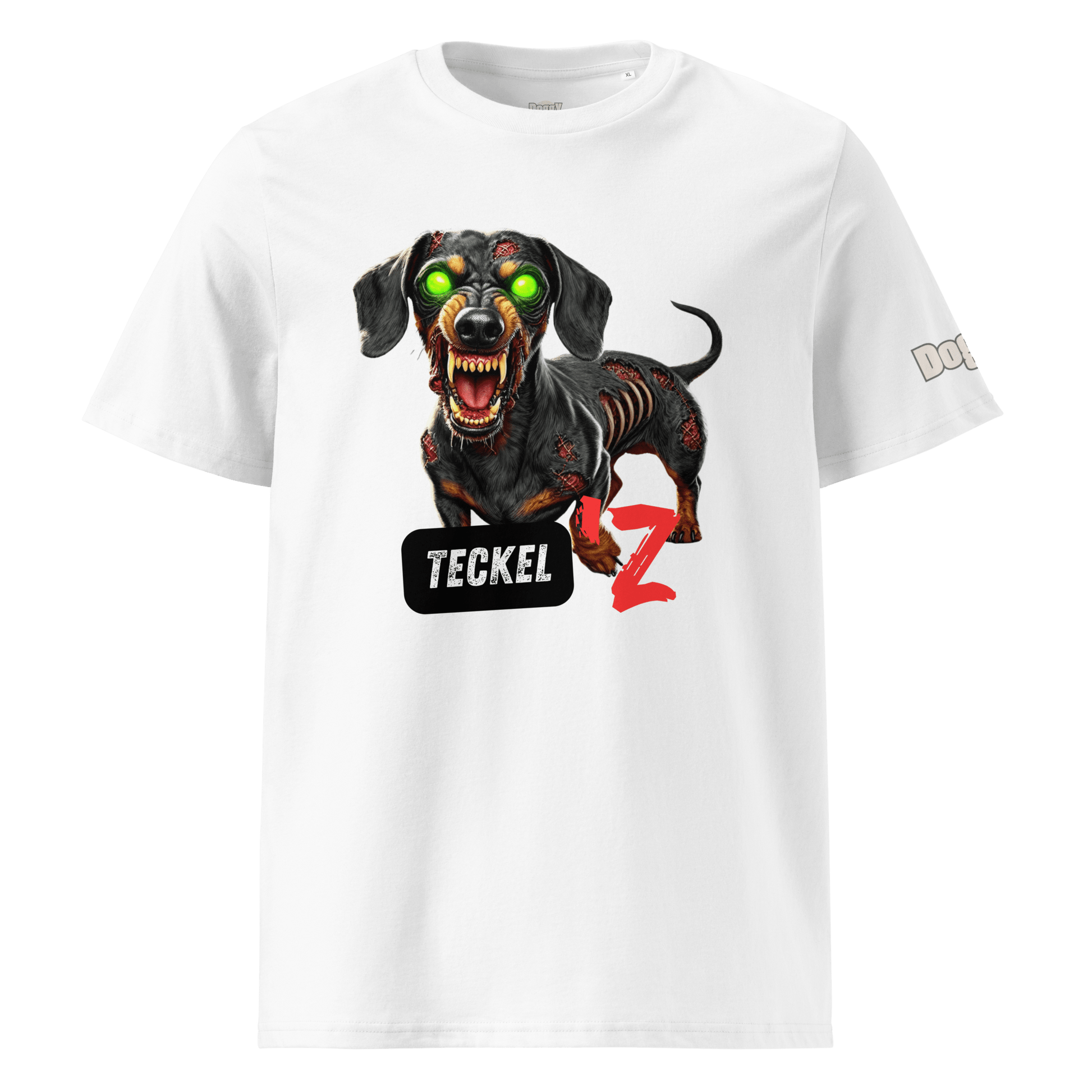 T-shirt unisexe en coton biologique - Collection Teckel - Doggy Trend