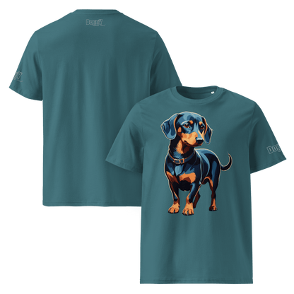 T-shirt unisexe en coton biologique - Collection Teckel - Doggy Trend