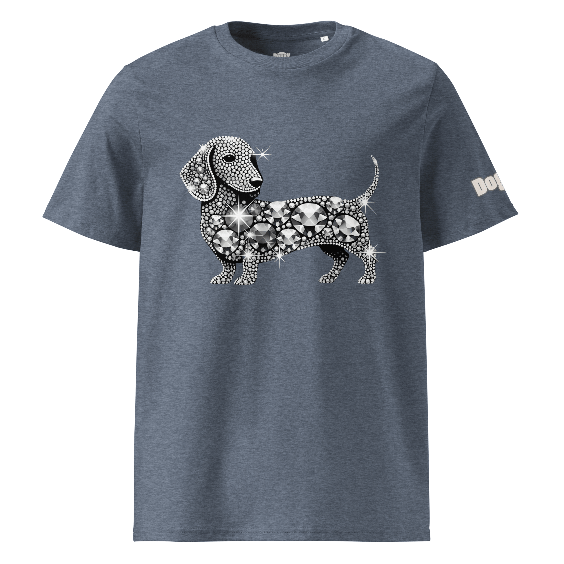 T-shirt unisexe en coton biologique - Collection Teckel - Doggy Trend