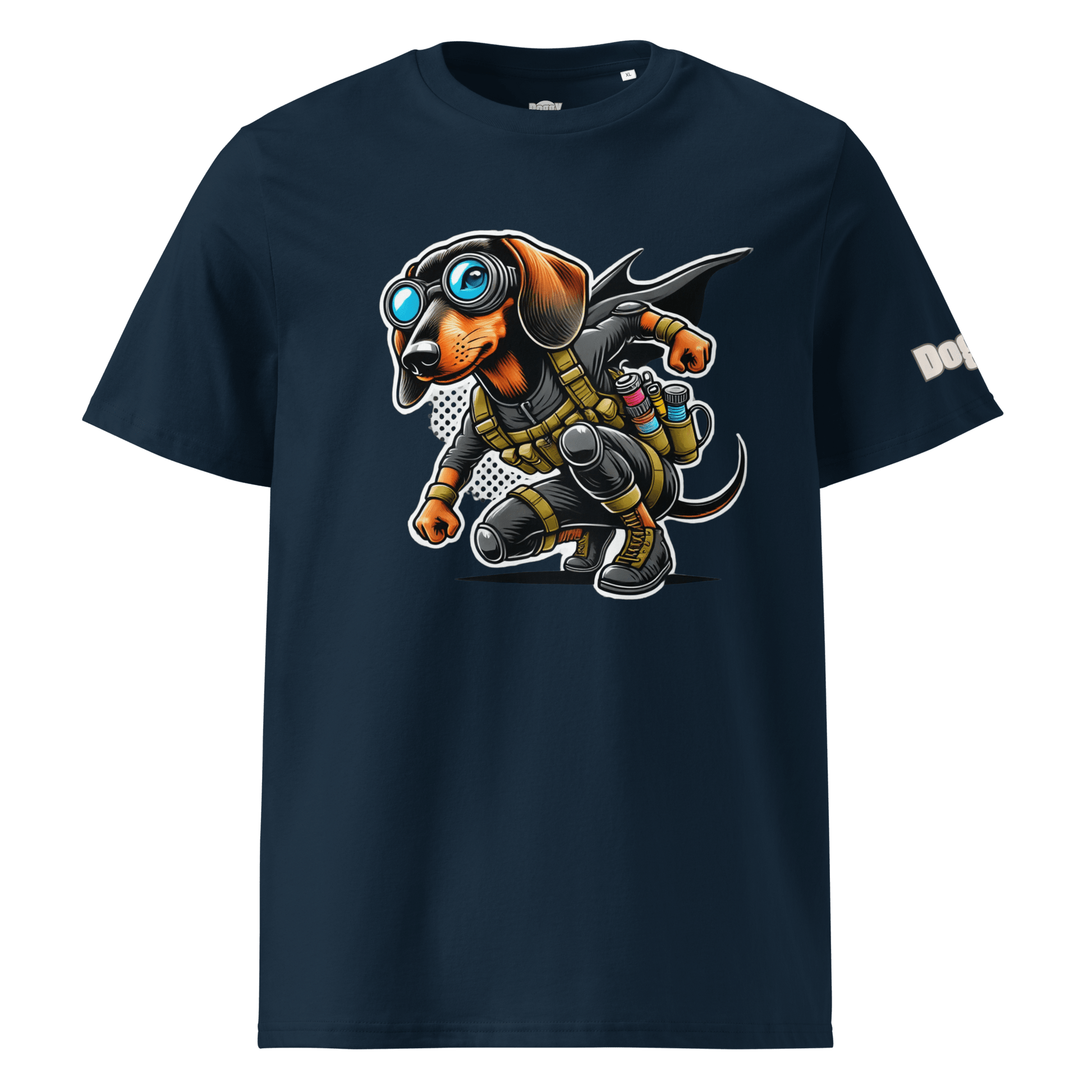 T-shirt unisexe en coton biologique - Collection Teckel - Doggy Trend