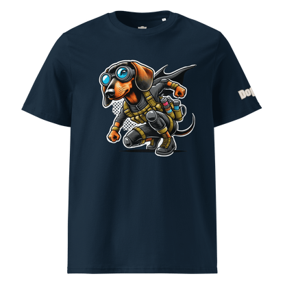T-shirt unisexe en coton biologique - Collection Teckel - Doggy Trend