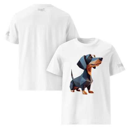 T-shirt unisexe en coton biologique - Collection Teckel - Doggy Trend