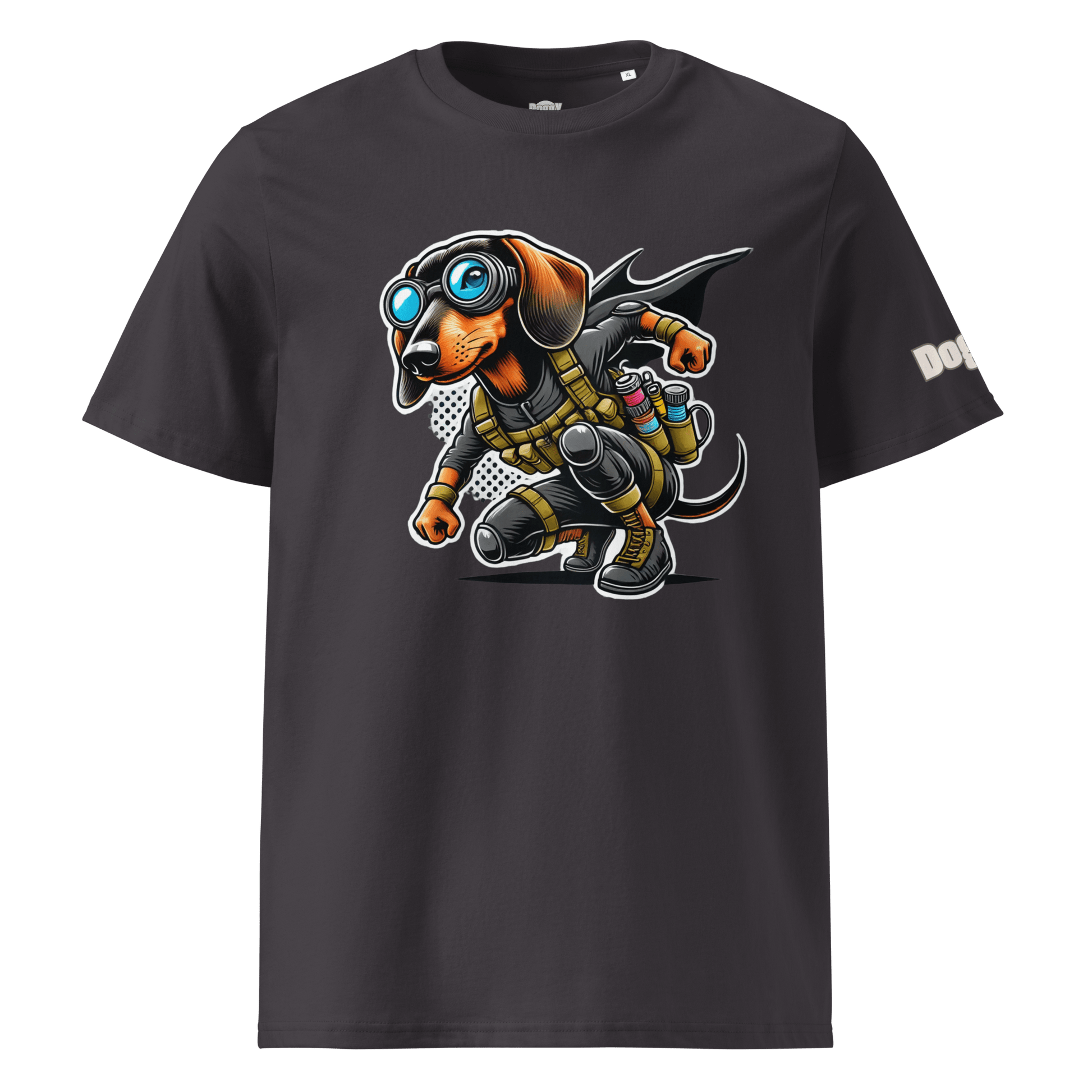 T-shirt unisexe en coton biologique - Collection Teckel - Doggy Trend