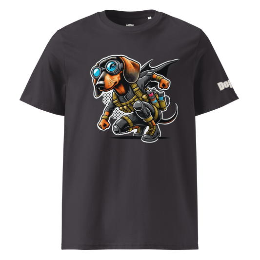 T-shirt unisexe en coton biologique - Collection Teckel - Doggy Trend