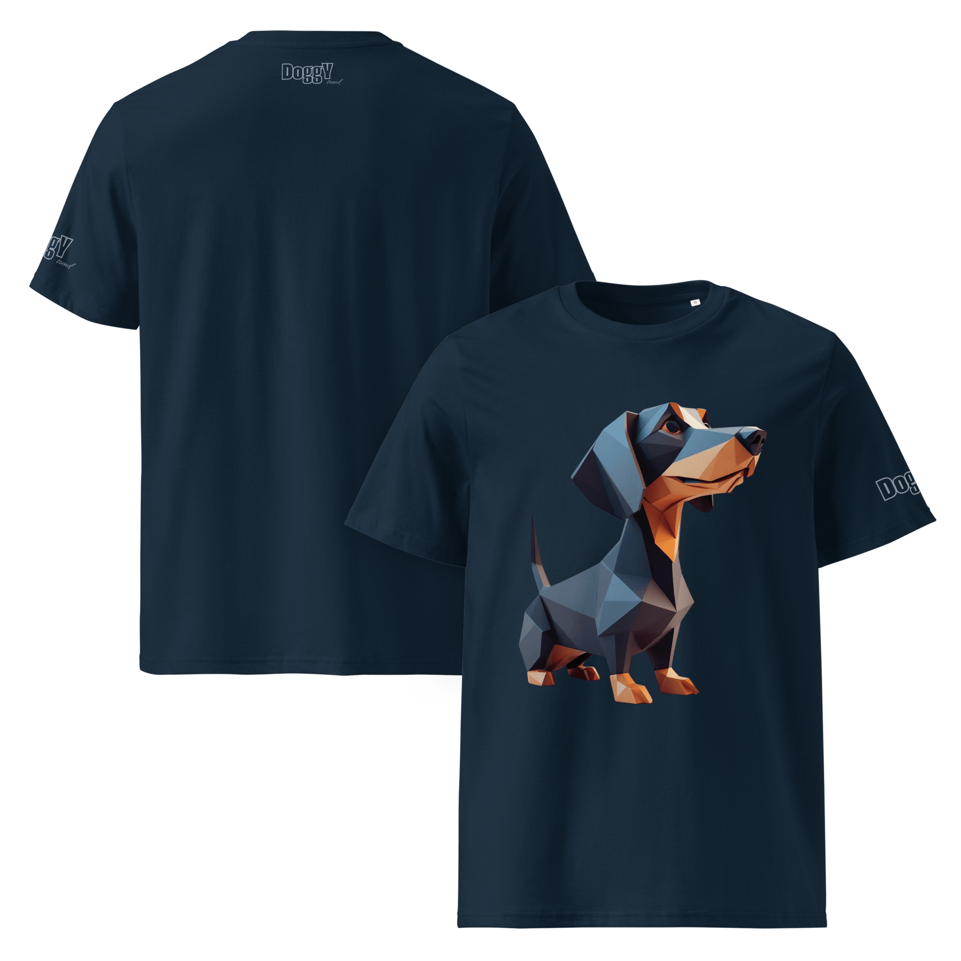 T-shirt unisexe en coton biologique - Collection Teckel - Doggy Trend