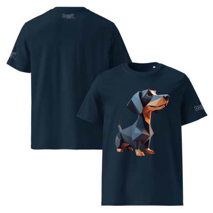 T-shirt unisexe en coton biologique - Collection Teckel - Doggy Trend