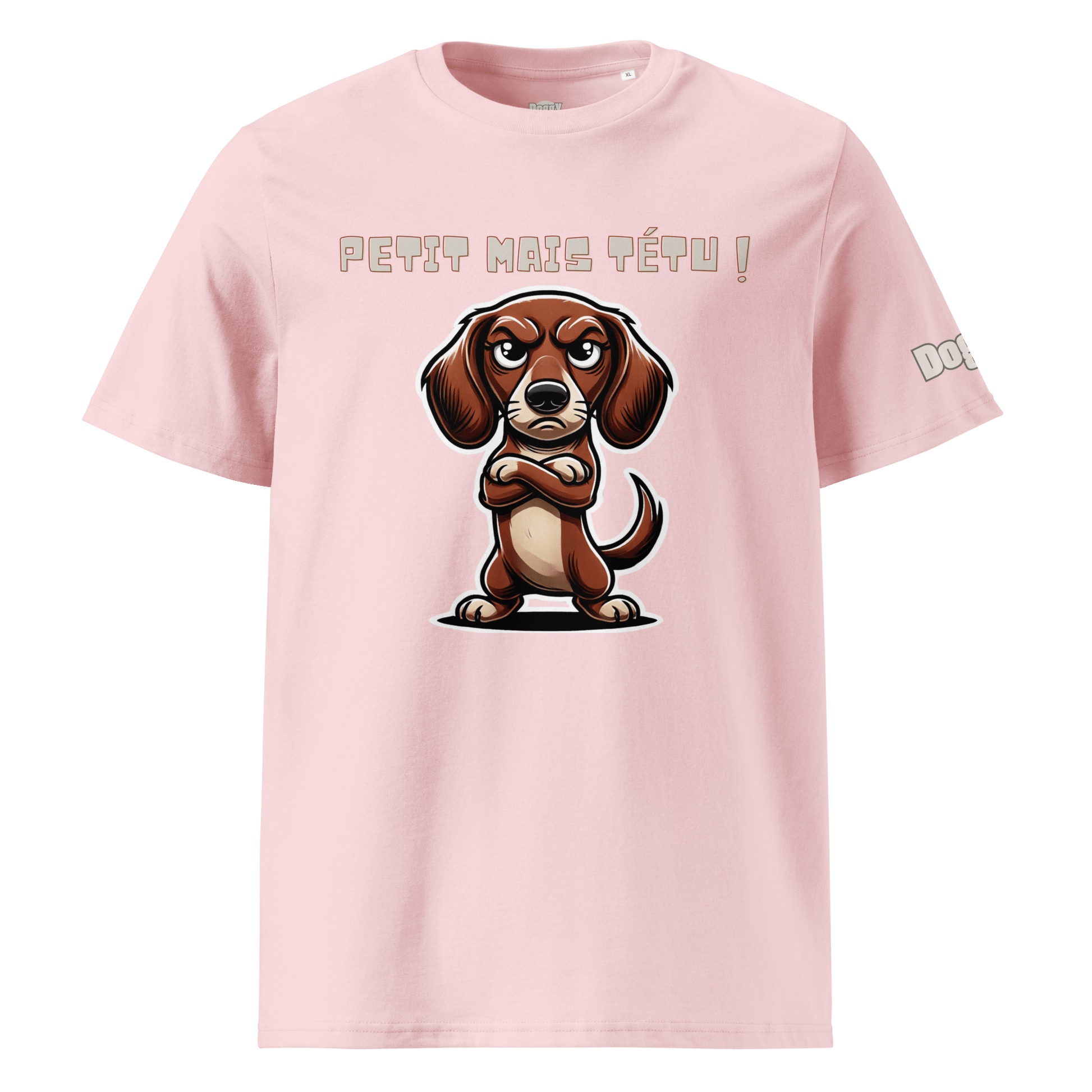 T-shirt unisexe en coton biologique - Collection Teckel - Doggy Trend