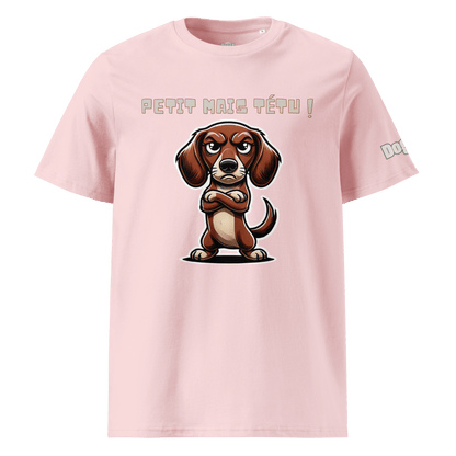 T-shirt unisexe en coton biologique - Collection Teckel - Doggy Trend