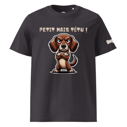 T-shirt unisexe en coton biologique - Collection Teckel - Doggy Trend