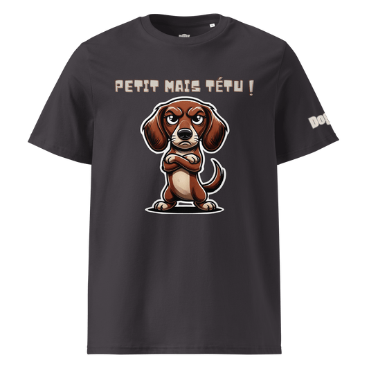 T-shirt unisexe en coton biologique - Collection Teckel - Doggy Trend