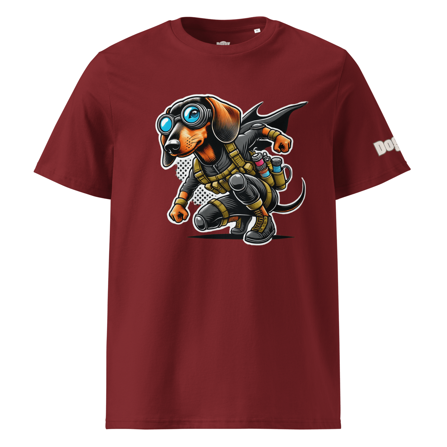 T-shirt unisexe en coton biologique - Collection Teckel - Doggy Trend