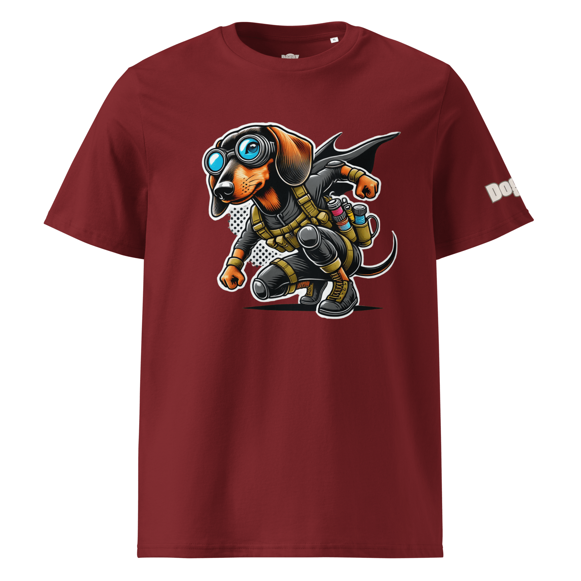 T-shirt unisexe en coton biologique - Collection Teckel - Doggy Trend