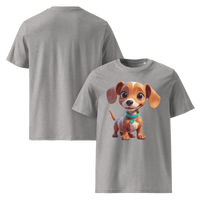 T-shirt unisexe en coton biologique - Collection Teckel - Doggy Trend