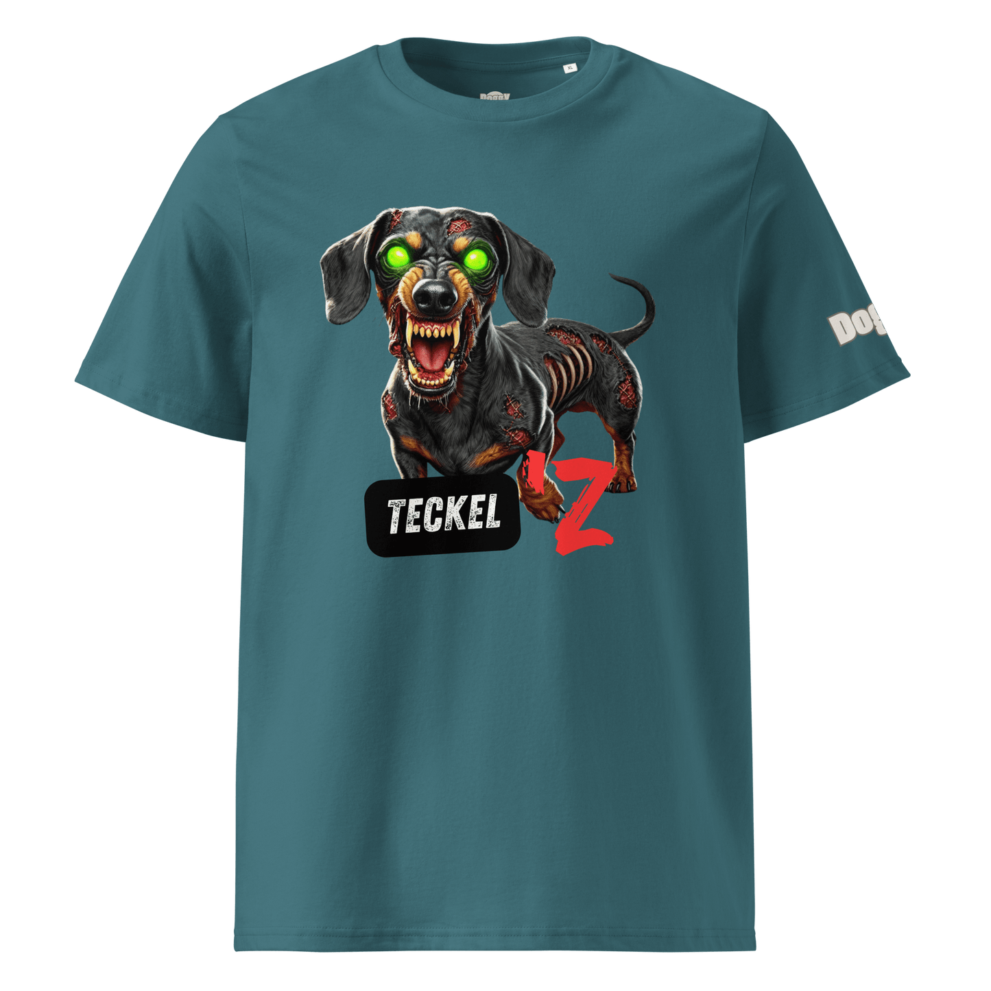 T-shirt unisexe en coton biologique - Collection Teckel - Doggy Trend
