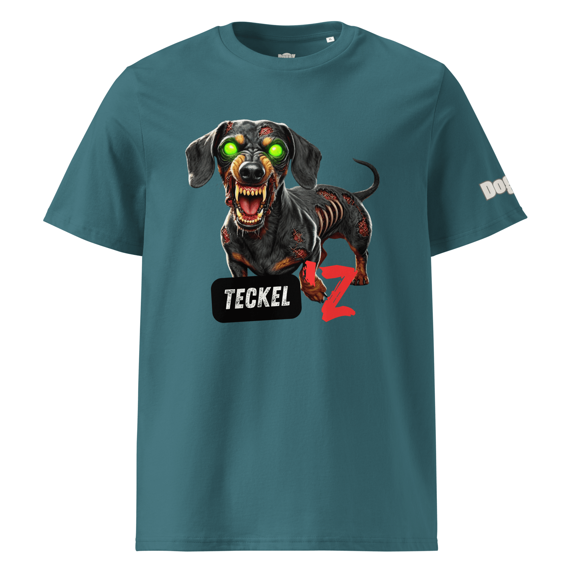 T-shirt unisexe en coton biologique - Collection Teckel - Doggy Trend