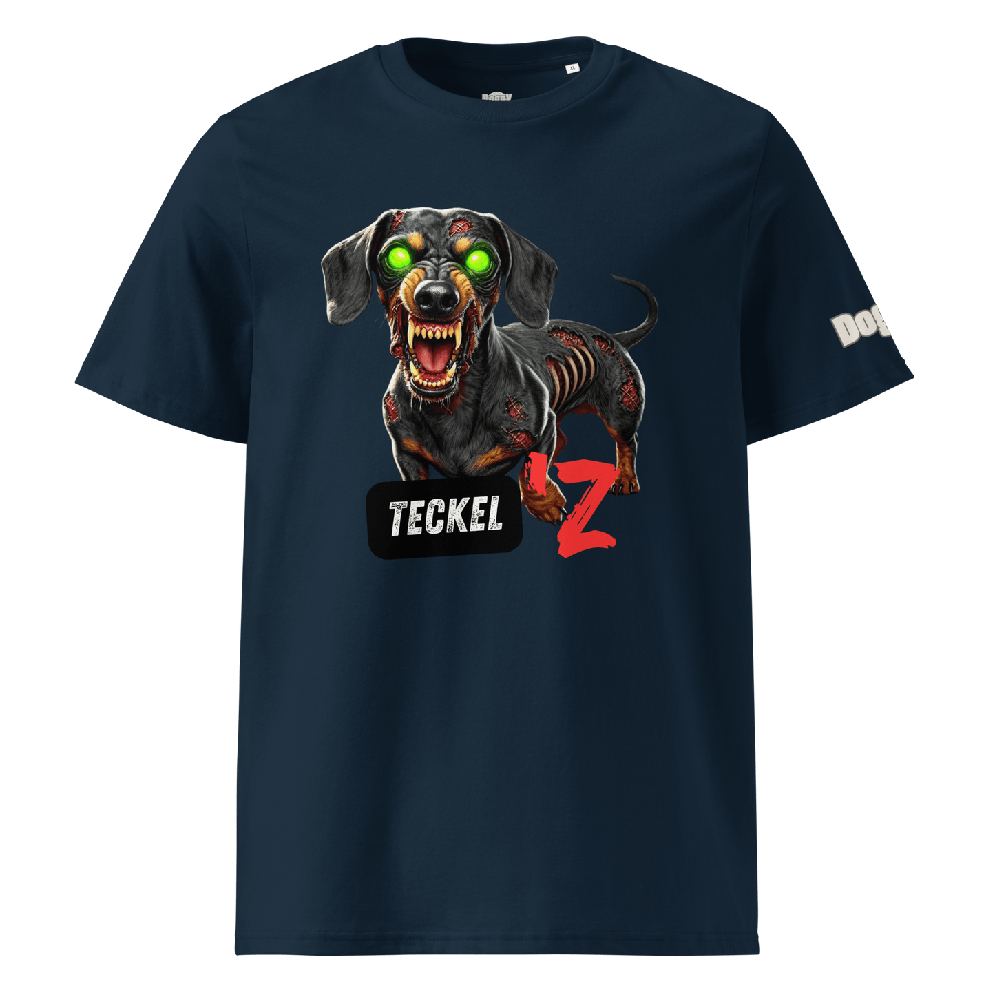 T-shirt unisexe en coton biologique - Collection Teckel - Doggy Trend