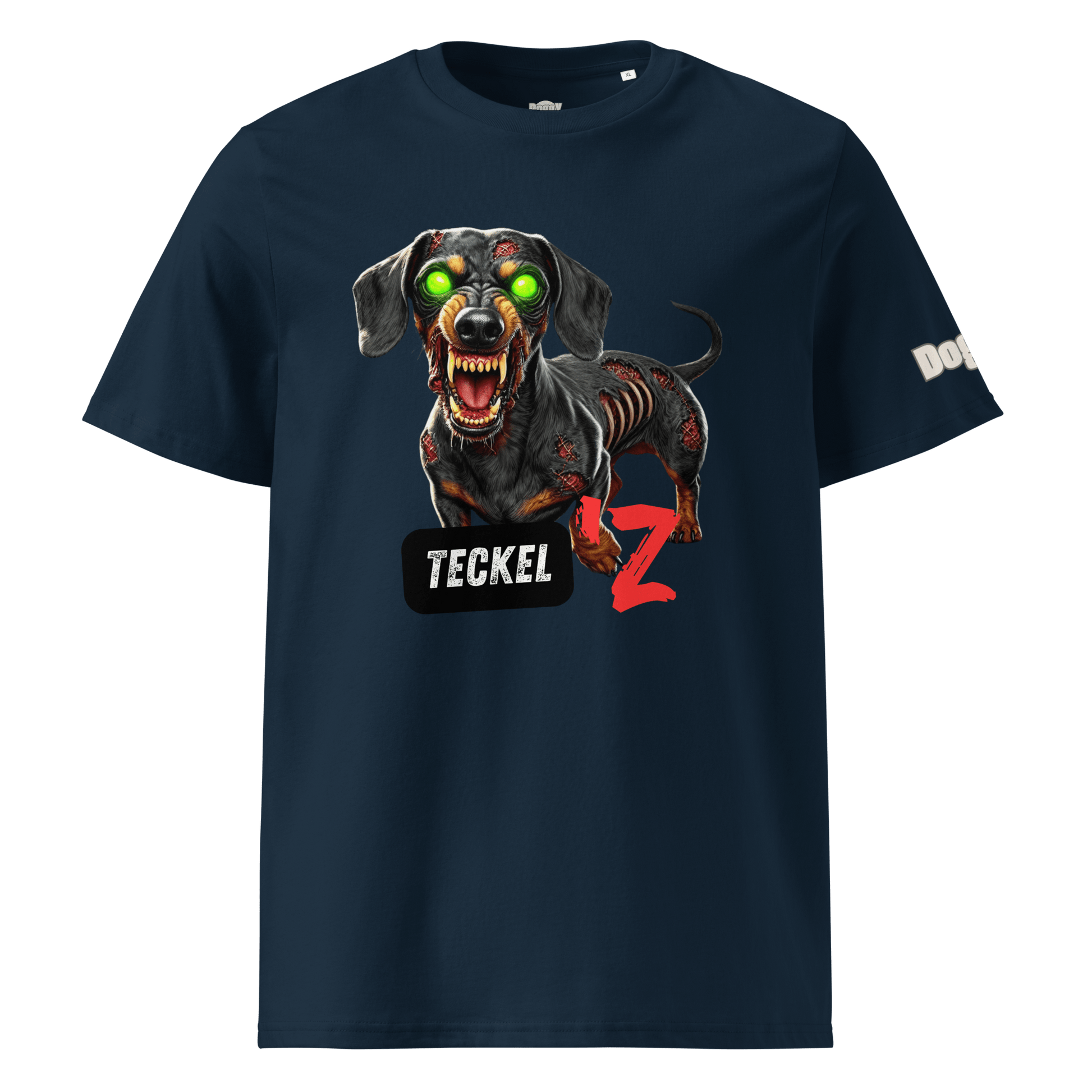 T-shirt unisexe en coton biologique - Collection Teckel - Doggy Trend
