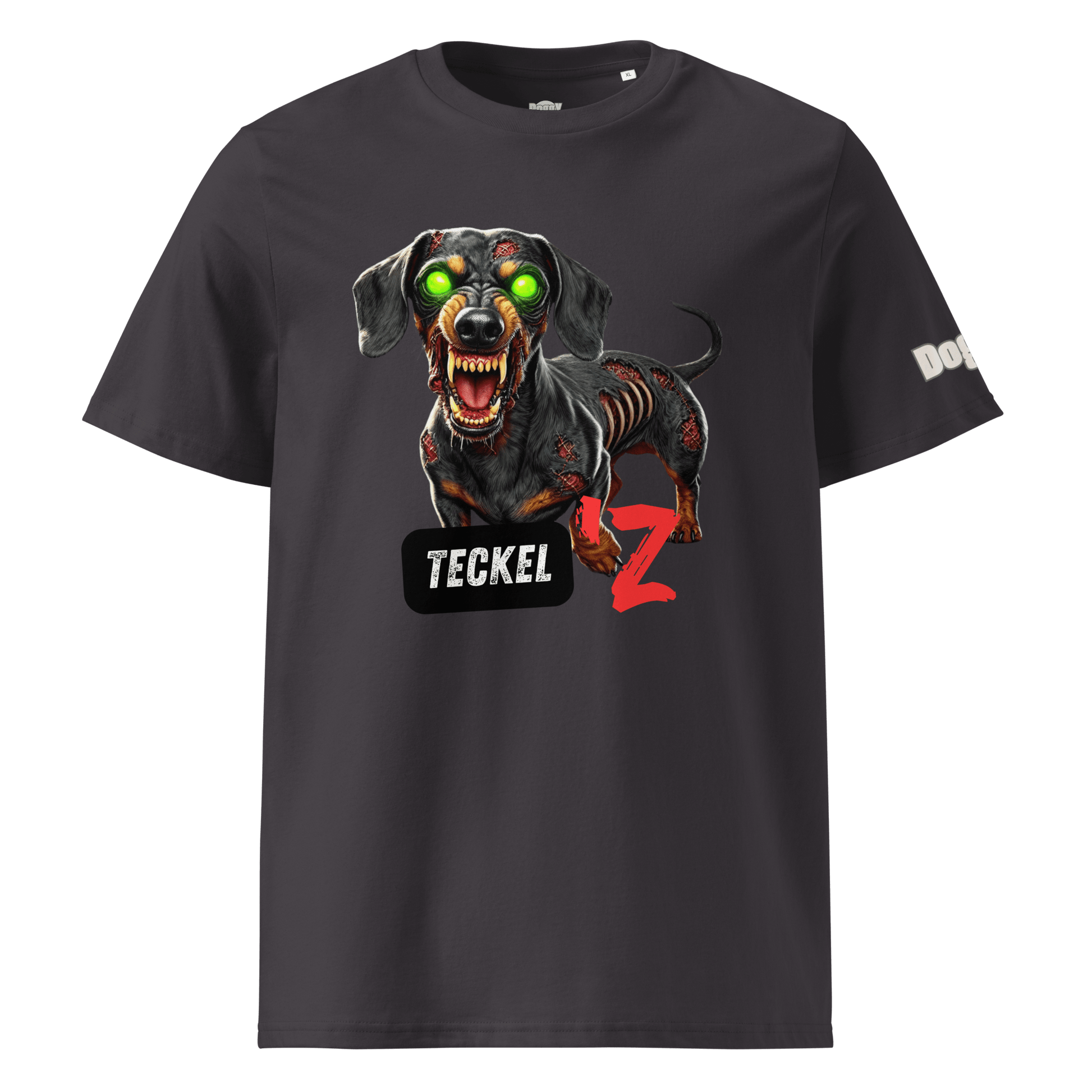 T-shirt unisexe en coton biologique - Collection Teckel - Doggy Trend