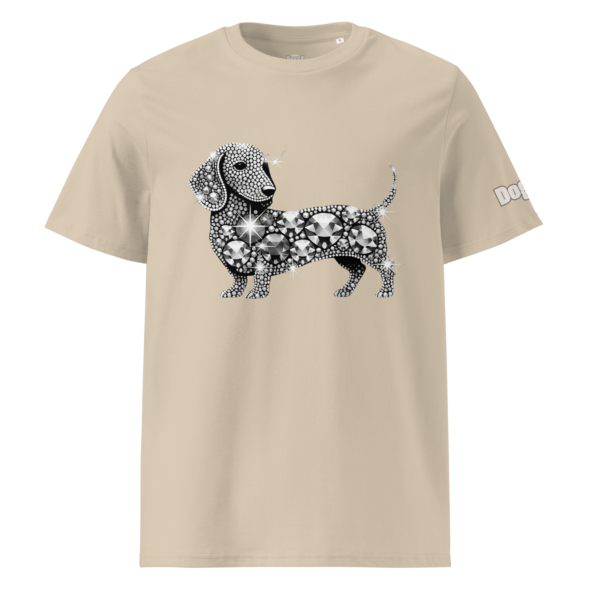 T-shirt unisexe en coton biologique - Collection Teckel - Doggy Trend