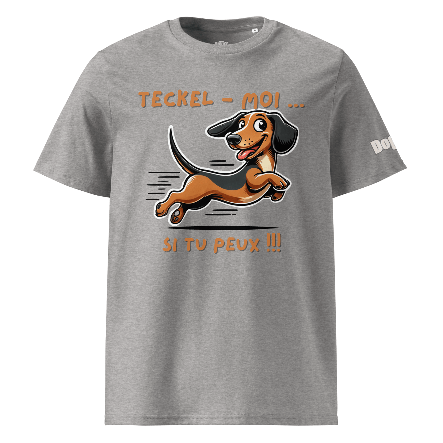 T-shirt unisexe en coton biologique - Collection Teckel - Doggy Trend